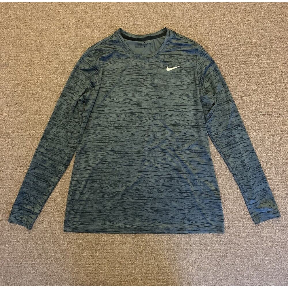 Nike Golf Tour Performance Pro Mens XL Black Long Sleeve Dri-Fit Compression